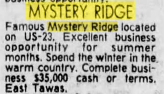 Mystery Ridge - Sept 1979 For Sale 35 Grand (newer photo)